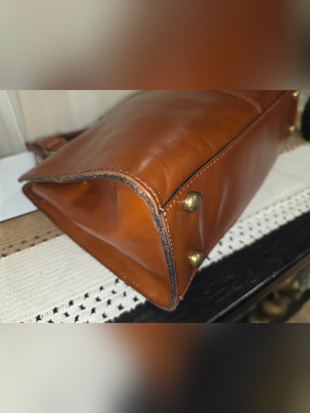 Patricia Nash Rienzo Leather Satchel - Picture 8 of 16